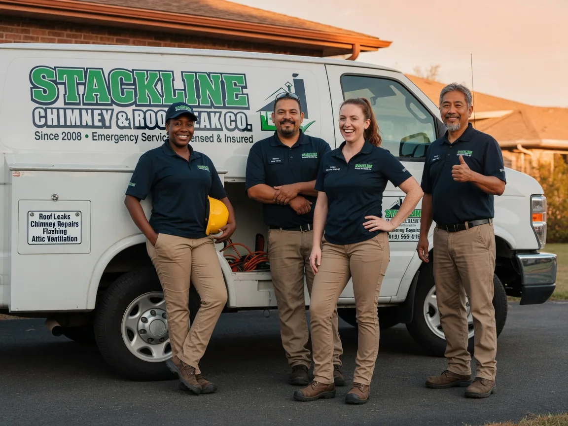Chimney flashing repair company in Slidell, TX